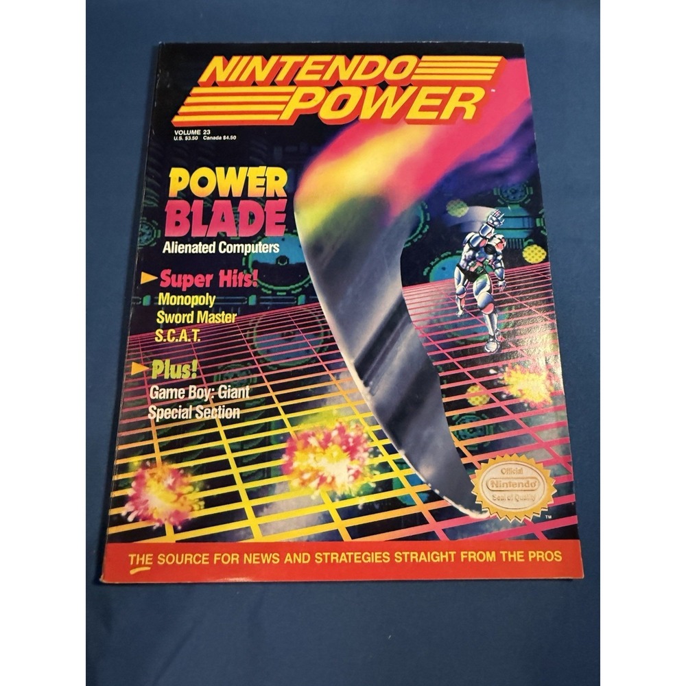Nintendo Power Magazine Volume 23‎ April 1991: Power Blade NES - No Poster